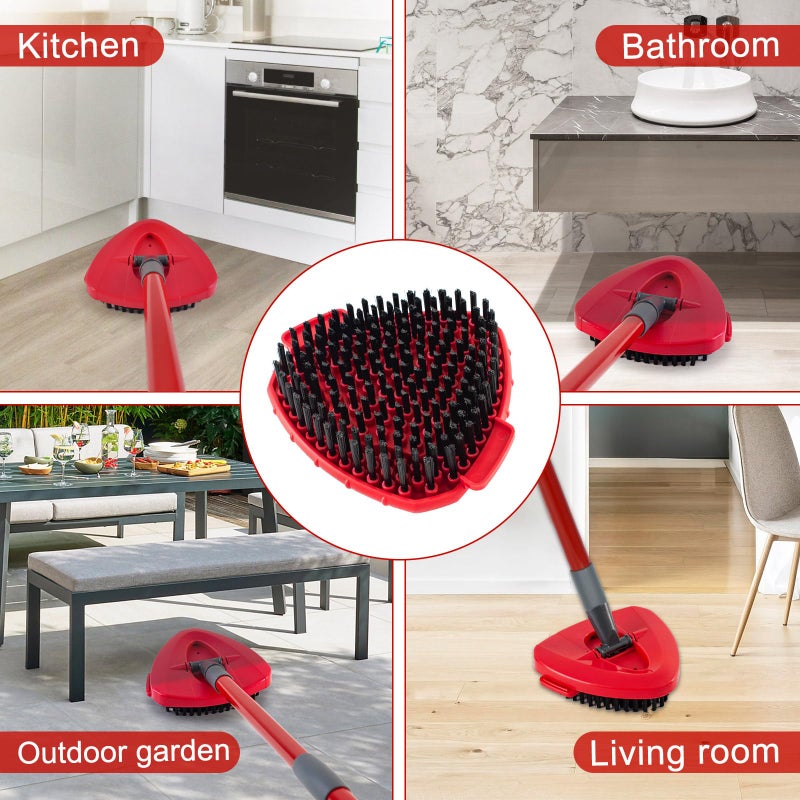 Blaithom Scrub Brush for O-Cedar, Scrubber Mop Head Compatible with Ocedar Spin Mop Easy Wring 1 Tank,Upgraded Full Bristle of Cedar Scrubber Attachment,Floor Scrubber Brush,Wall Tile Bathroom Scrubber,1 Pack - Image 5