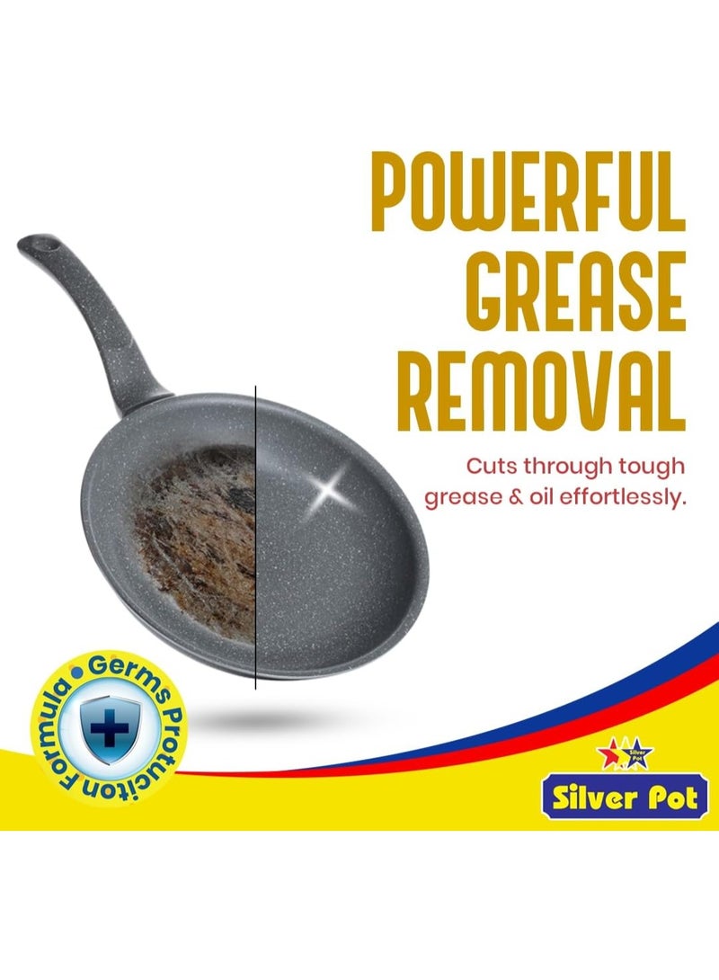 Silver Pot سائل غسيل الصحون بالليمون من سيلفر بوت 1 لتر - عبوة من 12 - Image 5