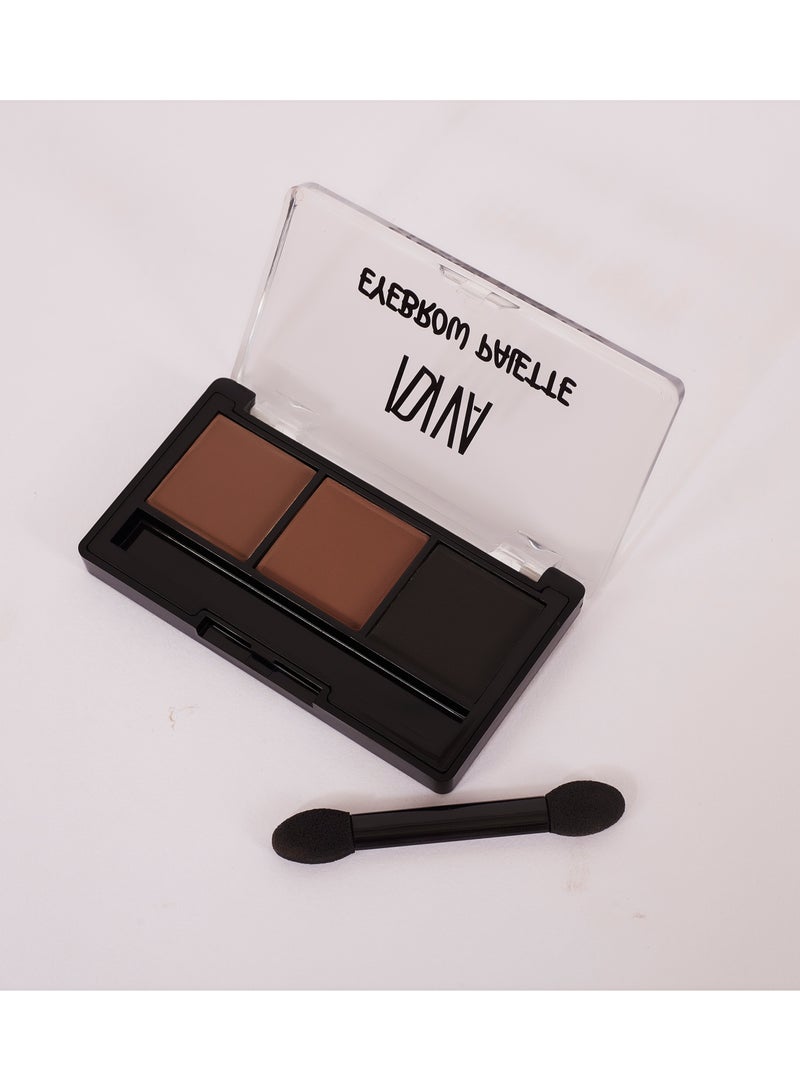 IDIVA Eyebrow powder set from IDIVA with 3 shades - Image 1