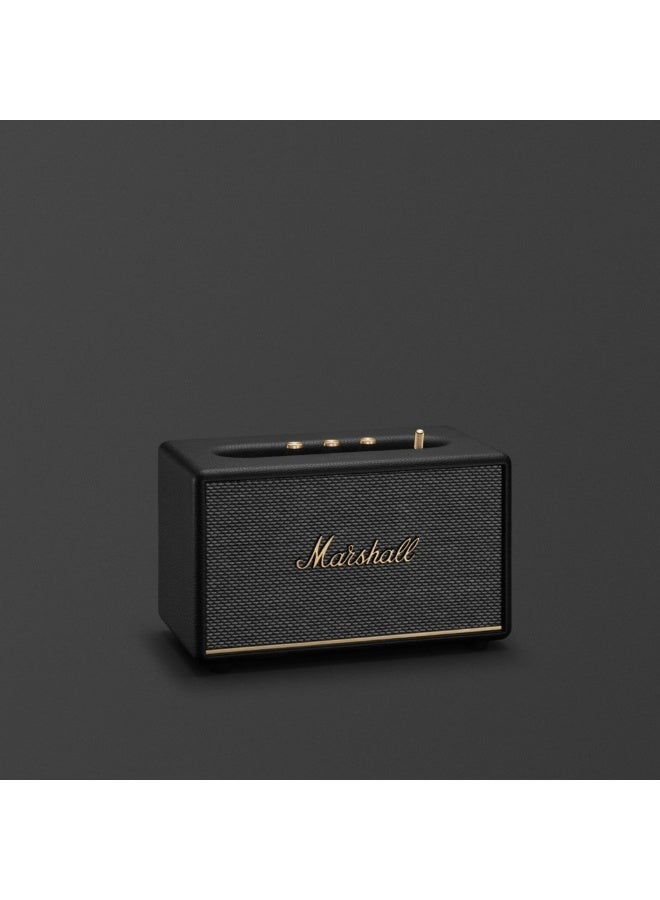 Marshall Acton III Wireless Bluetooth Stereo Speaker with Bluetooth Version 5.2, 2 Hours Charging Time, 32 Hours Play Time, Fast Charging, Water Resistant, USB-C Charging Port - Black - Image 5