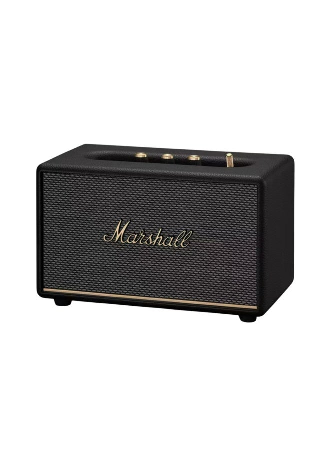 Marshall Acton III Wireless Bluetooth Stereo Speaker with Bluetooth Version 5.2, 2 Hours Charging Time, 32 Hours Play Time, Fast Charging, Water Resistant, USB-C Charging Port - Black - Image 4