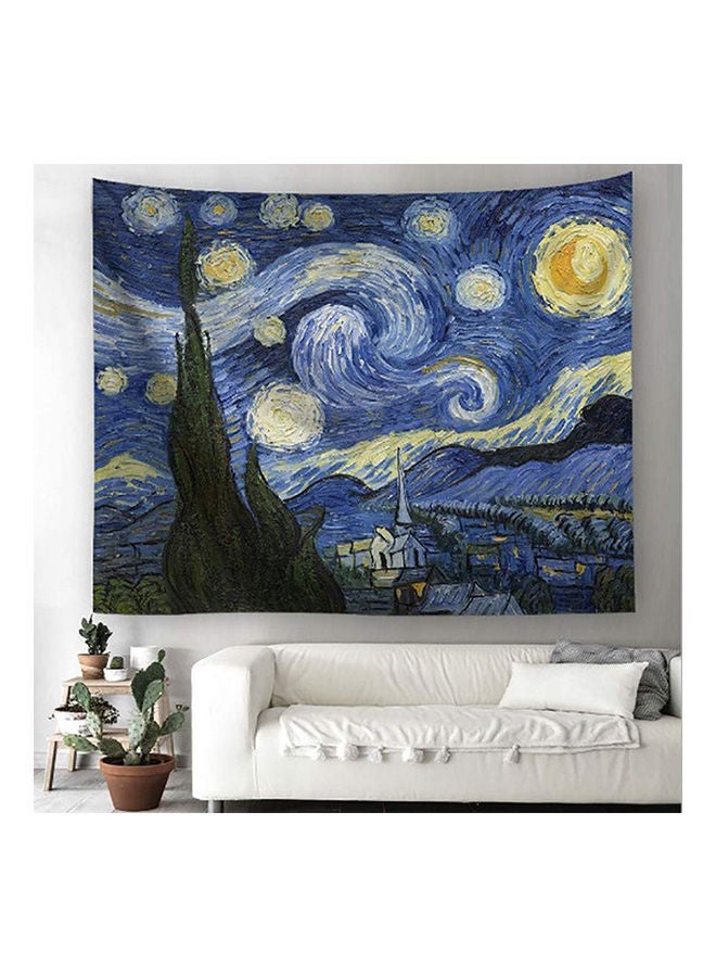 NIBEMINENT Oil Painting Tapestry Living Room/Bedroom Warm Pendant Decoration Simple Style Multicolour  - Image 2