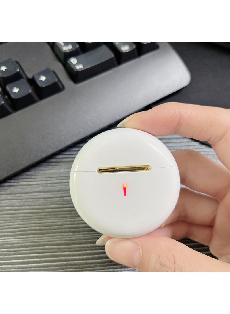 X-level Wireless Earbuds,Bluetooth 5.3 Headphones, Noise Cancelling Air Buds Pods 3D Stereo Ear pods in-Ear Ear Bud Built-in Mic Waterproof Earphones Sport Headsets for iPhone/Samsung/Android(White） - Image 4