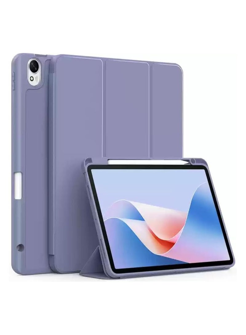 general Case Compatible with Huawei MatePad 11.5"S 2024 (DMG-W00 TGR-W10), TPU Flexible Back Cover with Pencil Holder and Auto Wake/Sleep For MatePad 11.5" S