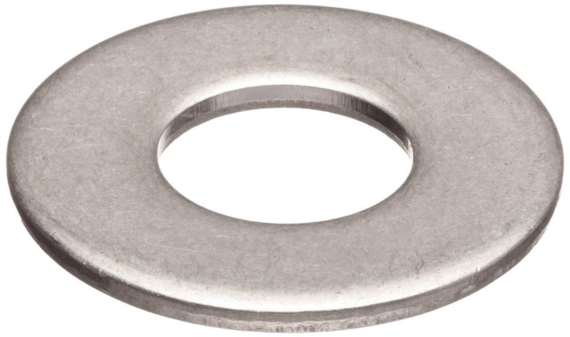 Small Parts 316 Stainless Steel Flat Washer, Plain Finish, 1" Hole Size, 1-1/16" ID, 2" OD, 0.125" Nominal Thickness (Pack of 5)