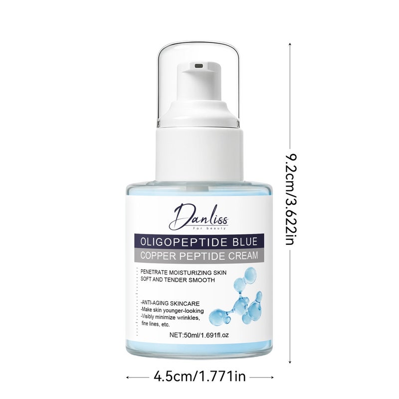 Danliss Oligopeptide Copper Peptide Repair Cream 50ml: Copper peptides deeply moisturize, firm, reduce wrinkles, and fight aging - Image 5