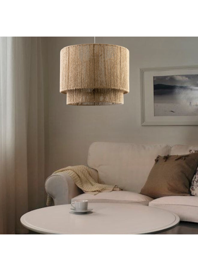tbshomelamp Jute-Boho Celling Lighting Beige  40x35 cm  - Image 3