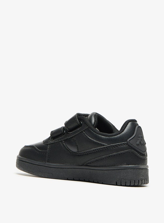 Kappa Boys' Panelled School Shoes with Hook and Loop Closure - Image 2