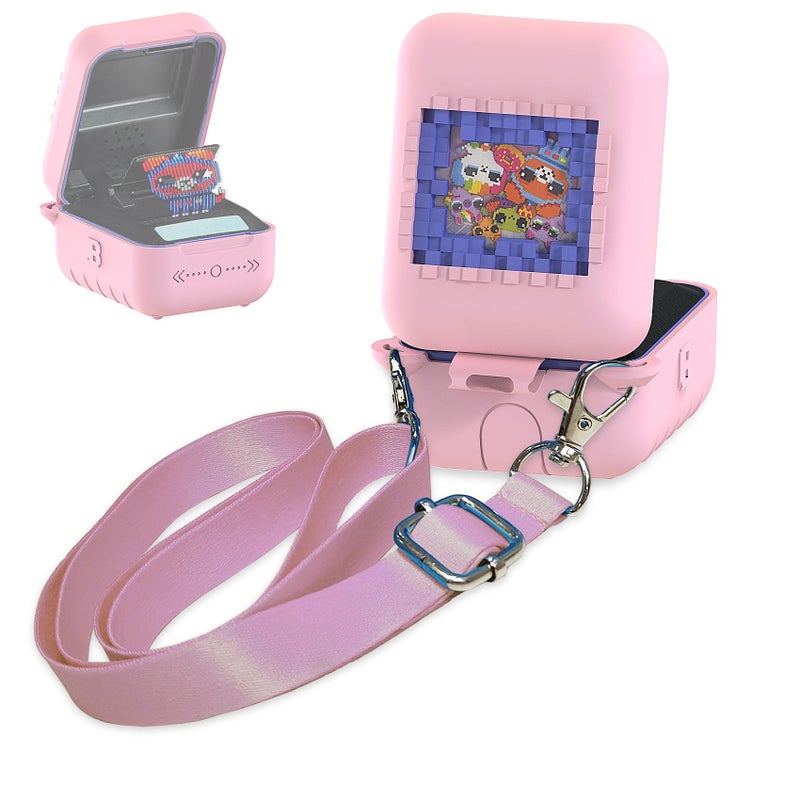 RAWECUD Silicone Case for Bitzee Original Interactive Toy Digital Pet with 15 Animals Protective Skin Cover for Bitzee Original Virtual Electronic Digital Pet Accessories Pink Case - Image 2