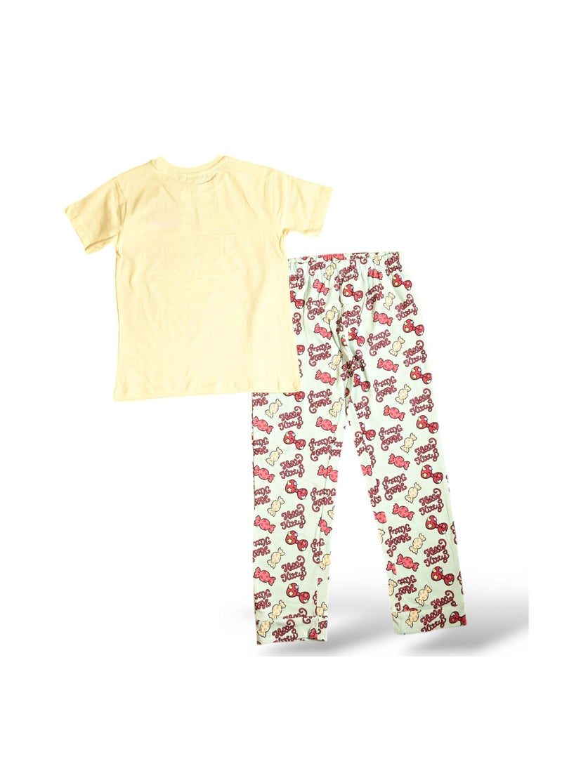 Hello Kitty HELLO KITTY GIRL SHORTSLEEVE PAJAMA SETS  - Image 4