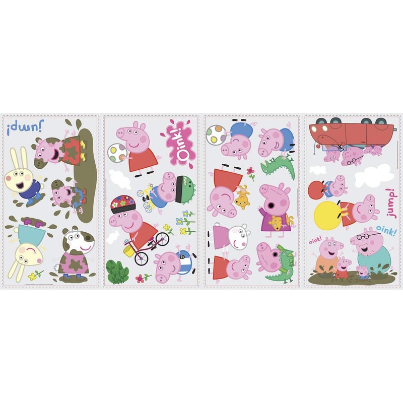 RoomMates RMK3183SCS Peppa The Pig Peel and Stick Wall Decals - Image 3