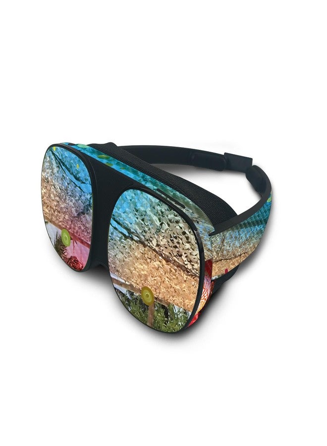 MIGHTY SKINS MightySkins Carbon Fiber Skin Compatible with HTC Vive Flow - Tropical Resort | Protective, Durable Textured Carbon Fiber Finish | Easy to Apply - Image 1