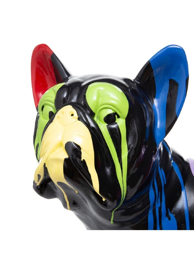 atmosphera Contemporary Decorative Polyresin Dog Statue Multicolour 50 x 58.5 x 24 cm 187935A  - Image 2