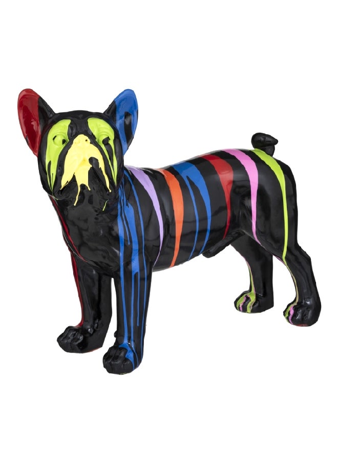 atmosphera Contemporary Decorative Polyresin Dog Statue Multicolour 50 x 58.5 x 24 cm 187935A  - Image 1