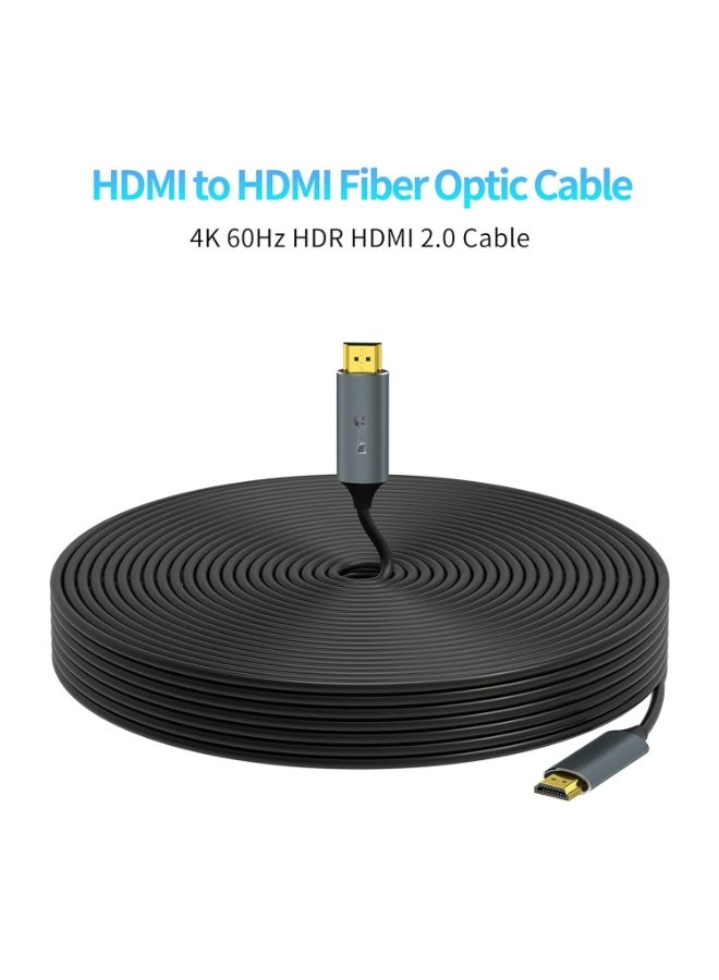 Fiber Optic HDMI Cable 165FT – Ultra Long 4K UHD HDMI to HDMI Cord – High Speed 18Gbps – Supports 4K/60Hz HDR10 – Ideal for Daily Use & Professional Setups - Image 4