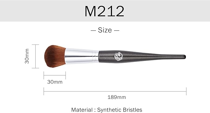 ENERGY Flat Square Foundation Brush Professional Flat Face Mask Brush Foundation Brush for Blending Liquid Foundation 191