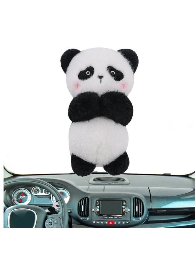 Generic Cute Bunny and Panda Car Ornaments for Women and Girls, Decorative Wiper Shift Handle Accessories, Perfect Gift for Auto Interior  - Image 1