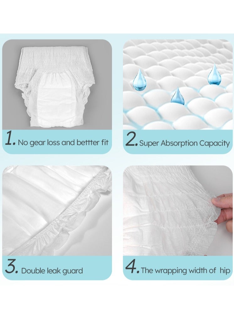 10-Pack XL Overnight Period Panties – High-Absorbency Leakproof Underwear for Heavy Flow – Soft, Breathable, Menstrual Briefs - Image 2