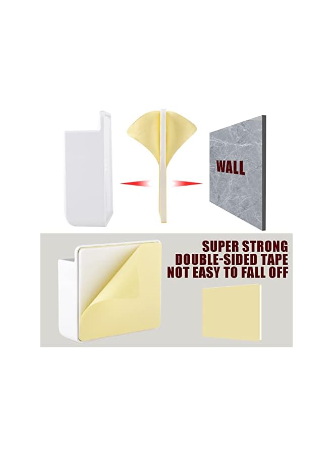 Green Tiger 2 x Wall Mount Phone Holder, Self Adhesive Phone Holder for Shower/Charging, Compatible with iPhone and Android - Image 2