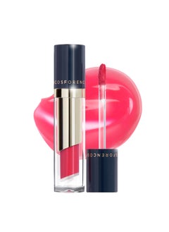 FORENCOS Tattoo Glass Lip Gloss Tint Korean Glossy TintStain High Pigmentation Glasting Shine Long Lasting Moisturizing Lightweight NonSticky Formula 06 FRANC