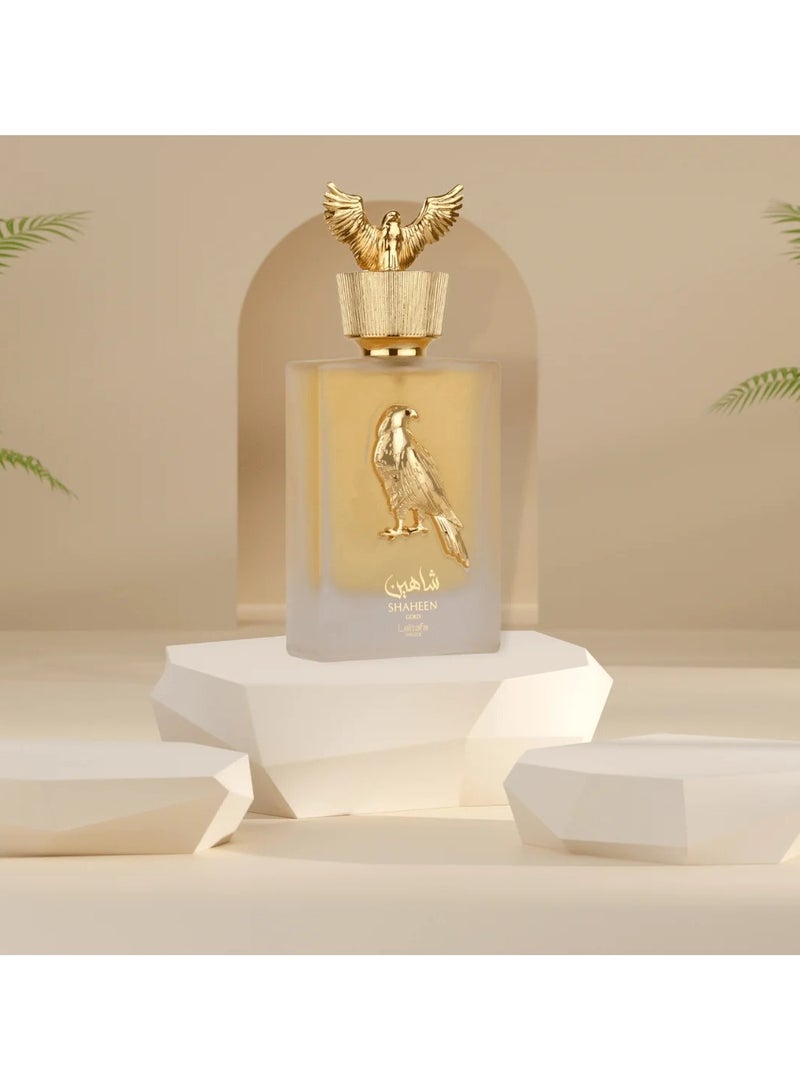 لطافة عطر شاهين جولد للنساء من لطافة برايد - 100 مل | عطر فاخر | طويل الأمد وأنيق - Image 4