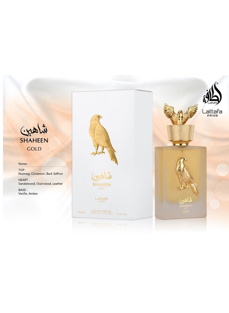لطافة عطر شاهين جولد للنساء من لطافة برايد - 100 مل | عطر فاخر | طويل الأمد وأنيق - Image 5