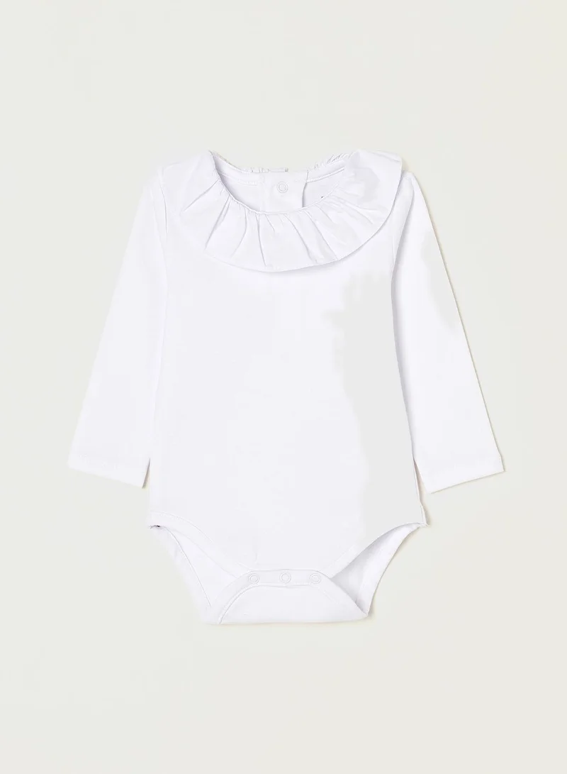 Zippy Infant Ruffle Neck Bodysuit