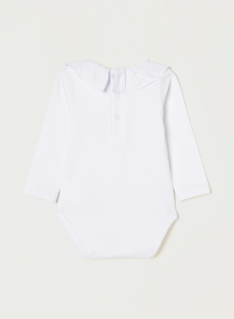 Zippy Infant Ruffle Neck Bodysuit
