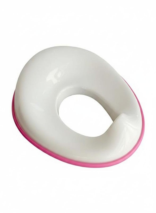 NAREVAL Baby Potty Training Seat for Kids 0-5 Years, Non-Slip Toddler Toilet Seat with Splash Guard, Portable & Universal Fit for Round & Oval Western Toilets, Blue (Pink) - Image 1