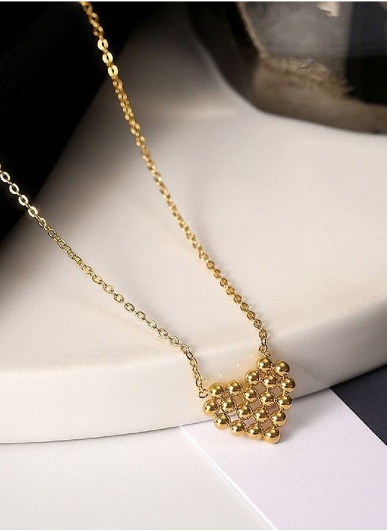 MANIKAN Stainless steel heart chain necklace light luxury simple fashion necklace  - Image 5