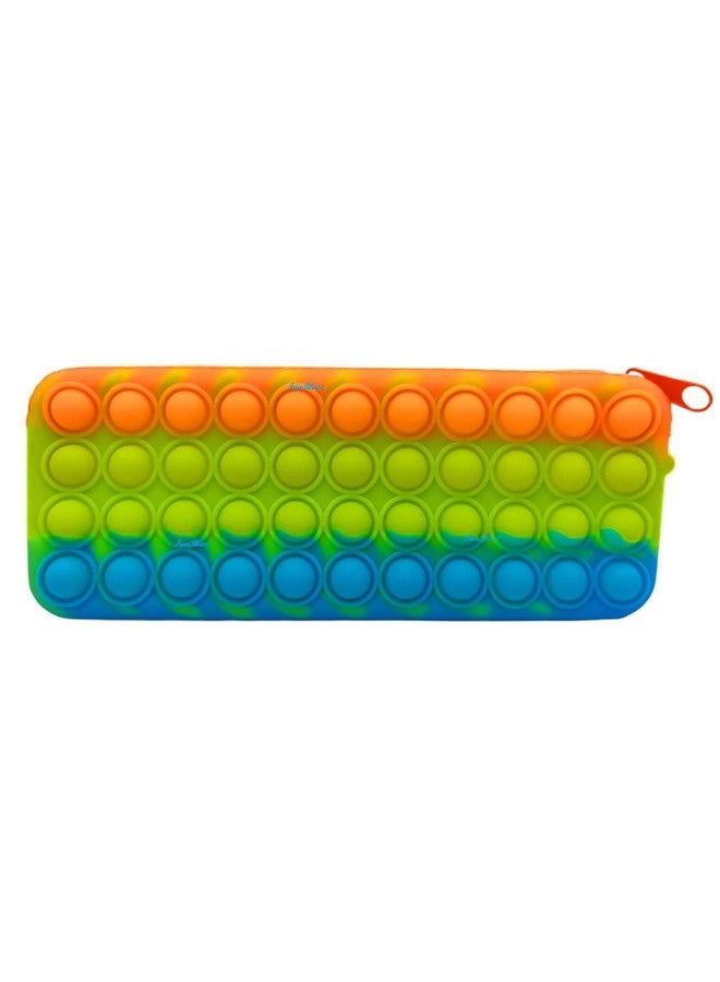 FunBlast FunBlast Silicone Pop It Pouches For Girls, Pencil Case Pop It Toy, Pop It Stationery Kit, Pop Bubble Stationery Storage Bag/Birthday Return Gifts For Kids (Pack Of 1, Multicolor)  - Image 2