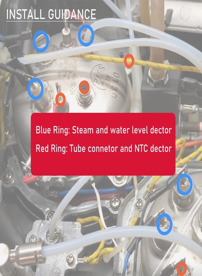 Algasan Grouphead gasket compatible with Breville dual boiler Machines with o-rings，58mm Oracle BES900, 920, 980, 990, Anti-Leak Water - Image 5