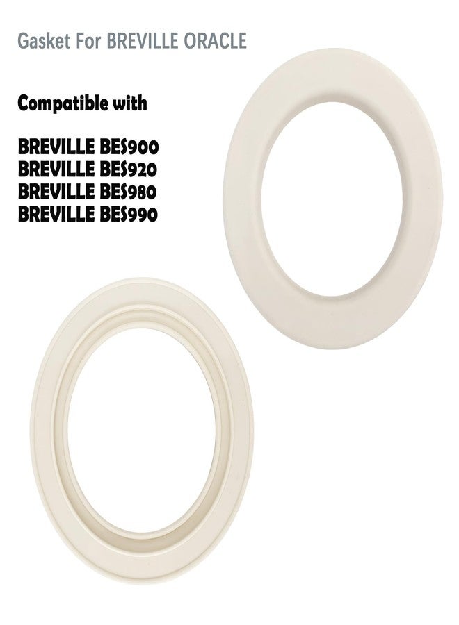 Algasan Grouphead gasket compatible with Breville dual boiler Machines with o-rings，58mm Oracle BES900, 920, 980, 990, Anti-Leak Water - Image 2