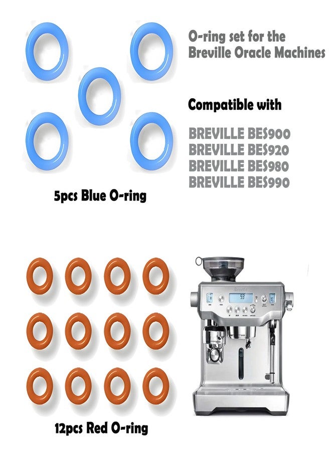 Algasan Grouphead gasket compatible with Breville dual boiler Machines with o-rings，58mm Oracle BES900, 920, 980, 990, Anti-Leak Water - Image 3