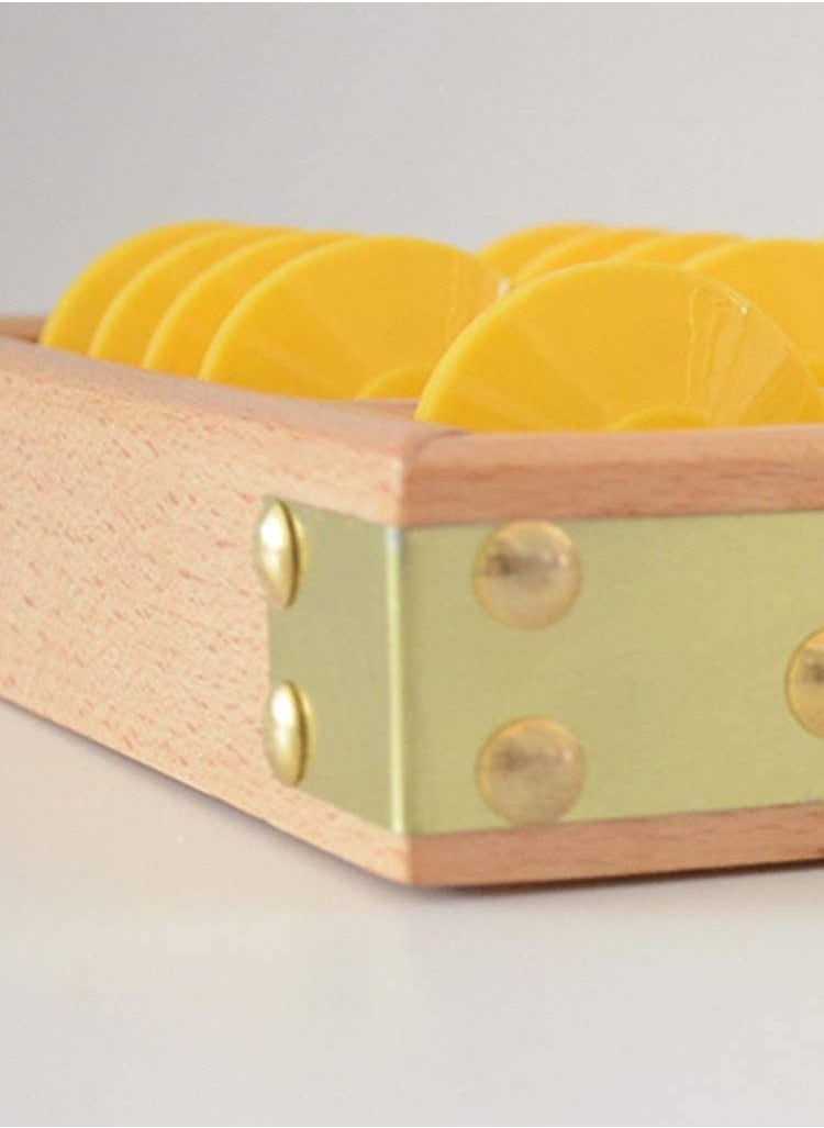 Y&D - 7 Column Non-Slip Hanging Wooden Abacus Chinese Soroban Educational Tool Mathmet - Image 1
