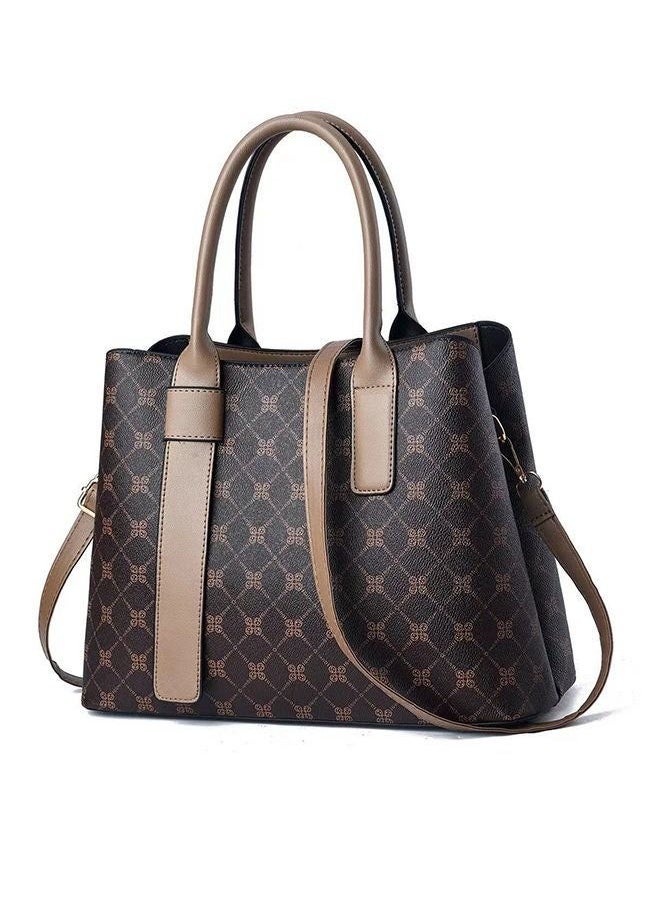 Casual Commuting Large Capacity Handbag Ladies Elegant for Women One Shoulder Cross-body Tote Bag for Travel Party Shopping 33 x 14 x 41cm