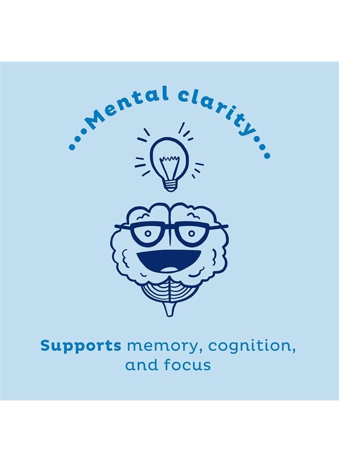 KOS USDA Organic Calming Blue Spirulina Blend, Plant Based - Algae Superfood Powder with Ashwagandha Root, Lemon Balm, Reishi Mushroom, B Complex - Berry Coconut Cooler Flavor, 28 Servings - Image 4