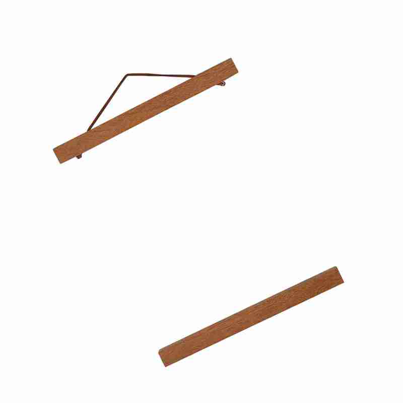 Magnetic Poster Hanger: 4 Compressed Sawdust Strips With Strong Embedded Magnets - Magnetic Picture Frame for Home Wall Decor, Artwork Display, Gift Giving - Image 3