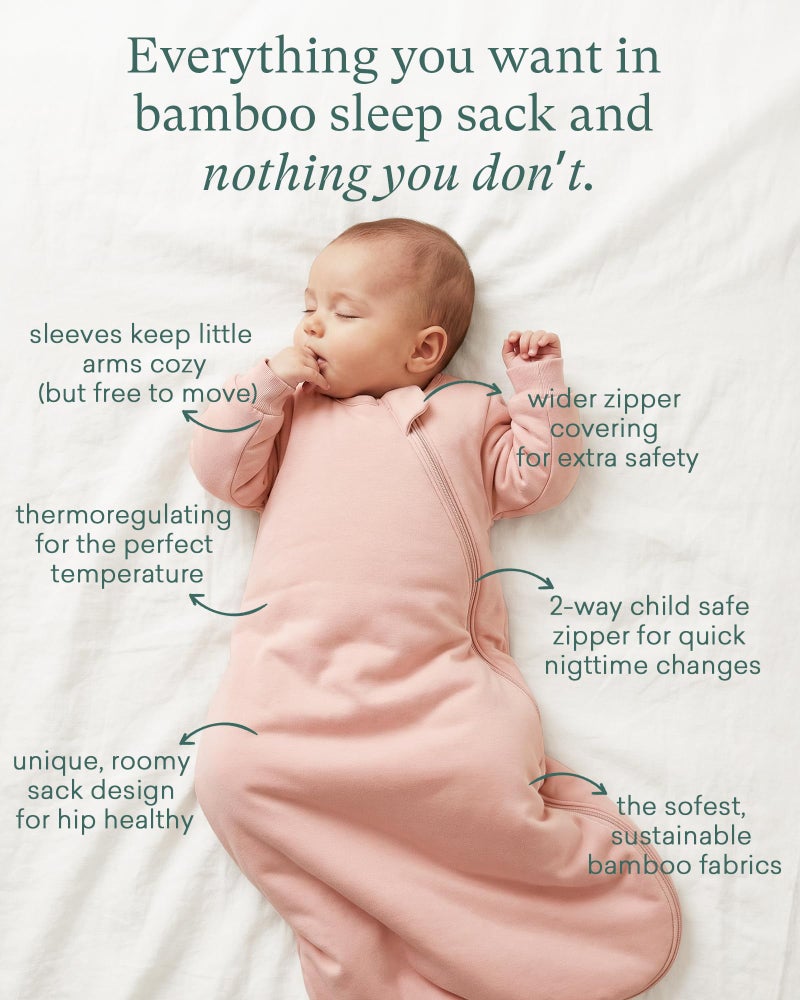 PurComfy Supersoft Long Sleeve Sleep Sack 1.0 TOG, Premium Baby Sleeping Bag 2-Way Zipper Sleep Sack with Sleeves 15-24 Month, Midnight - Image 2