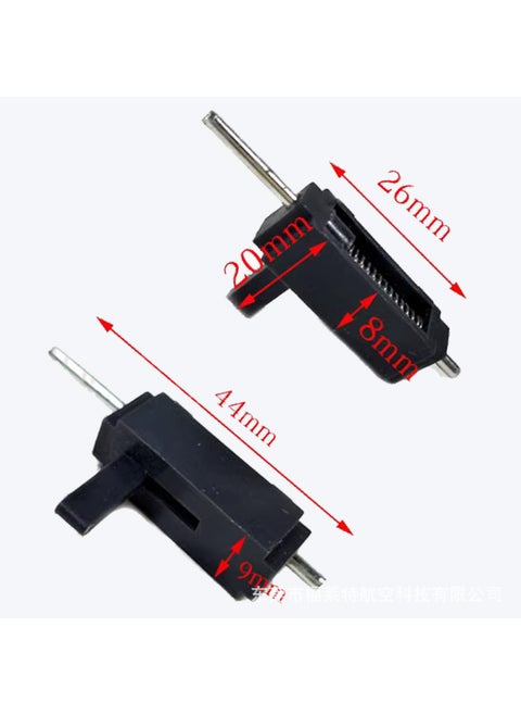Drone Cockpit Spring Latch Lock for RC Model Aircraft Black Square