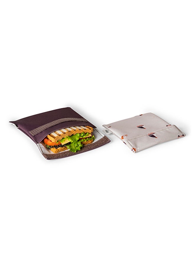 Citron Reusable Sandwich Bag, Fun And Eco - Friendly Sandwich Storage Solution - Vehicles - Image 4