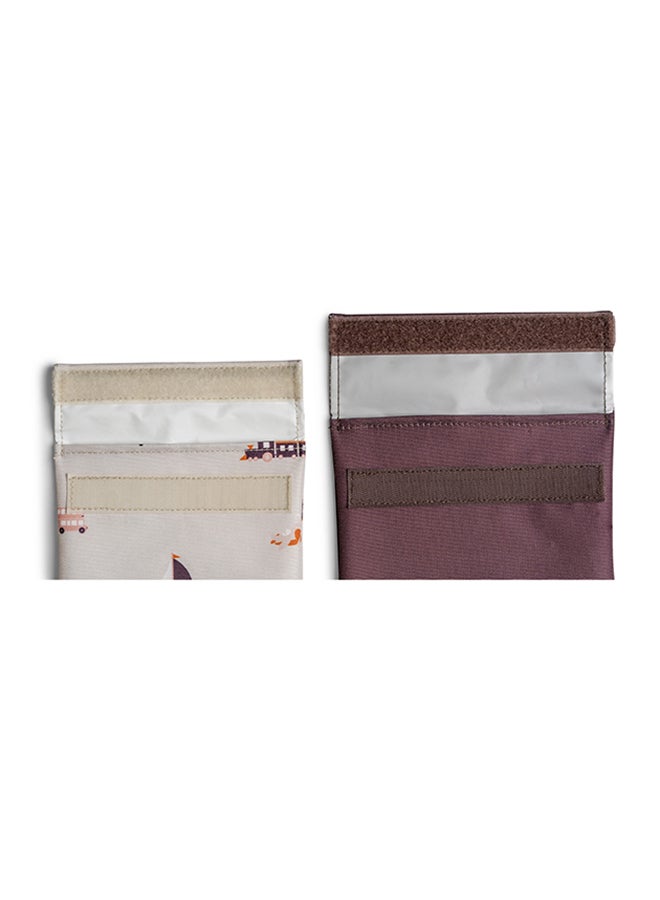 Citron Reusable Sandwich Bag, Fun And Eco - Friendly Sandwich Storage Solution - Vehicles - Image 3