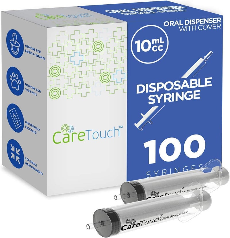 Care Touch 10ml Oral 100 s with Covers by Care Touch - Great for Oral and Home Care - Image 1
