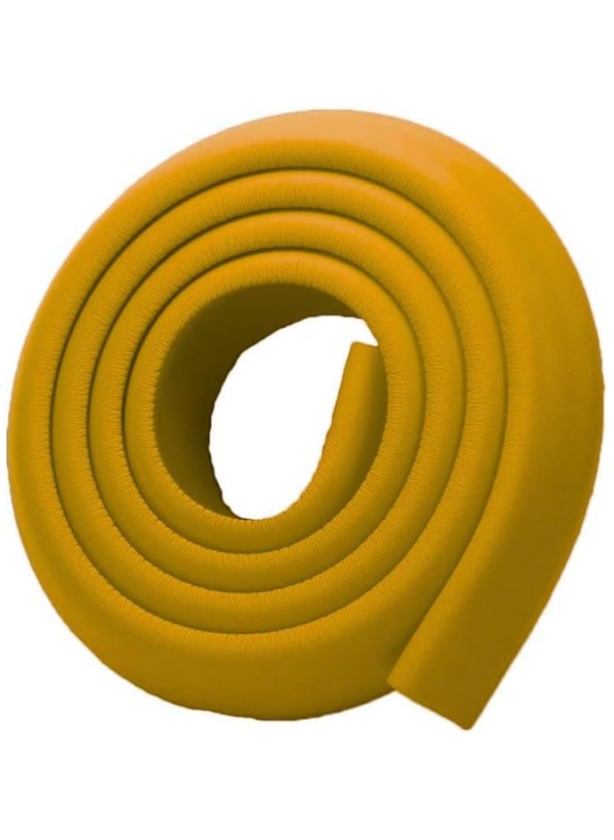 LIMITLESS Hyderon Baby Safety Edge Guard, Table Edge Protector Strip for Kids, Baby Proofing Foam for Furniture Edges Guard Cushion Set Child Protection Bumper Strip - 2 Meters (Gold) 