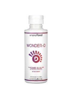 Codeage Codeage, Nanofood, Wonder-D, Plant-Based, D3 + K2 + B12, Liposomal Delivery, Mixed Berry, 7.6 fl oz (225 ml)  - Image 1