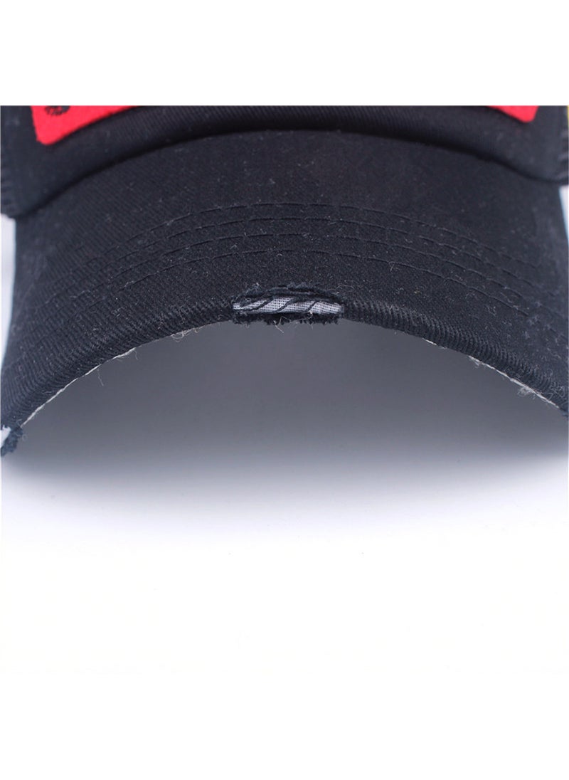 Generic Awesohle Embroidered Baseball Cap Unisex Red  - Image 4