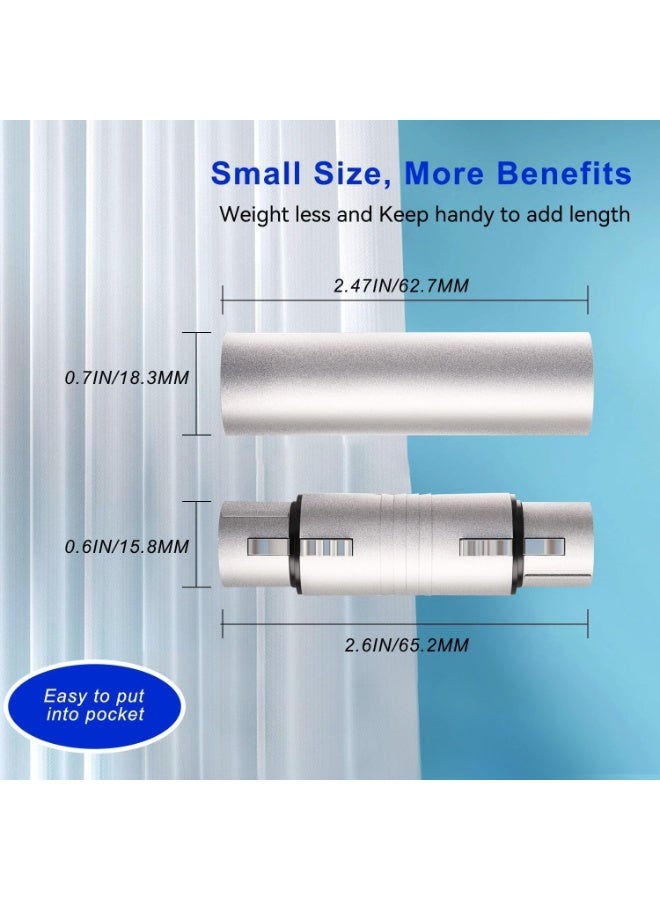 إيغويل محول XLR، 2 قطعة أنثى إلى أنثى و2 قطعة ذكر إلى ذكر، موصلات XLR متوازنة 3 دبابيس 4 قطع - Image 3