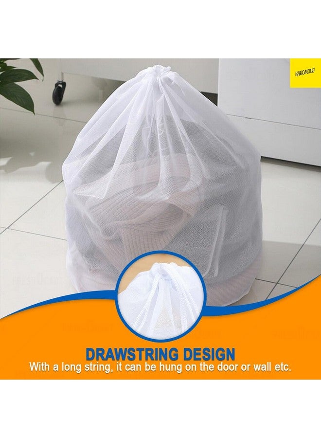 Karomouj Kma657 Cloth Washing Bag Washing Laundry Bag Innerwear Travel Organizer Socks Wash Bag With Node For Bra,Shirts,Clothes,Dress (Multicolor, Pack Of 1) - Nylon - Image 4