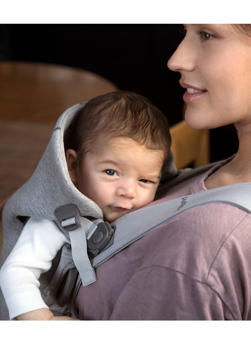 BABYBJORN Baby 3D Jersey Carrier Mini Light Grey  - Image 5