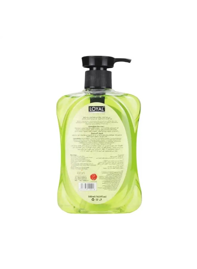 loyal غسول يدين وجسم سائل طبيعي لويل حديقة خضراء - 500 مل - Image 2